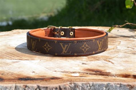 louis vuitton dog collar small|faux Louis Vuitton dog collar.